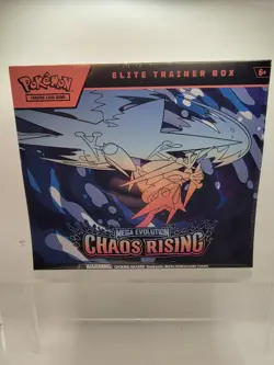 CHAOS RISING Elite Trainer Box (ETB) – Brand NEW Factory Sealed Pokemon TCG - Image 1