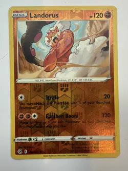 Landorus Reverse Holo Rare - 148/264 - Fusion Strike Pokemon 2021 Near Mint - Image 1
