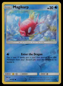 Magikarp 29/181 Common Team Up Pokemon Reverse Holo Lightly Played - Image 1