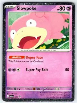 Slowpoke (Comos Holo) 086 Promo ME: Mega Evolution Promo Pokemon - Image 1