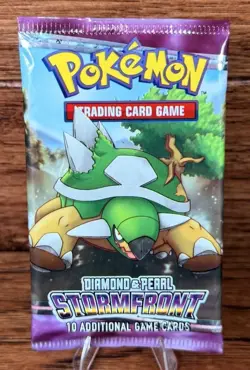 Vintage Pokemon Diamond & Pearl Stormfront Booster Pack Sealed - Image 1
