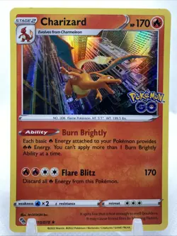 Charizard 010/078 Pokemon GO Holo - Image 1