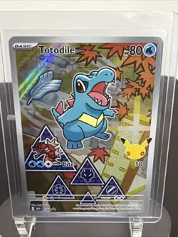 Pokemon TCG Totodile 048 Me: Mega Evolution Promo Holo - Image 1