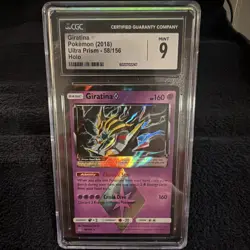 Pokemon Company CGC 9 Giratina Prism Star 58/156 Ultra Prism Holo ENG 2018 - Image 1