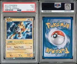 2011 Pokemon Call of Legends Shiny Raikou Holo Secret Rare #SL9 PSA 7 - Image 3
