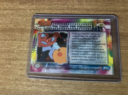 Pokemon Card Topps The Chase for Pikachu 28 FOIL Blue Label MewTwo Strikes Back - Image 4