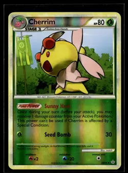 Cherrim 28/95 HGSS Unleashed Reverse Holo Uncommon Pokemon - Image 1