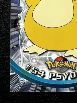 #54 PSYDUCK ~ 1999 Topps Pokemon TV Black Logo NM - Image 3