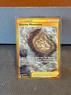 Pokemon TCG Evolving Skies 232/203 Stormy Mountains Secret Rare NM / M - Image 1