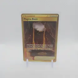 Magma Basin 185/172 Secret Rare Brilliant Stars Pokemon Near Mint - Image 1
