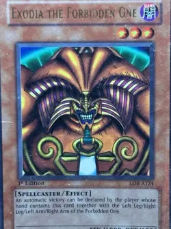 Konami Yu-Gi-Oh! Exodia the Forbidden One LOB-A124 Ultra Rare Holo 1st Ed EN - Image 2