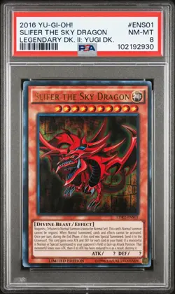 YU-GI-OH! LEGENDARY DECK II #ENS01 SLIFER THE SKY DRAGON LEGENDARY DK OBELISK - Image 1