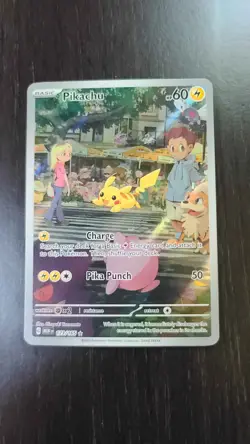 Pikachu - 173/165 - Pokemon 151 Illustration Rare Card NM - Image 1