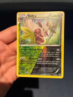 Shiftry Reverse Holo rare (DUO TYPE) 11/114 Steam Siege, XY (MP) Pokemon Card - Image 1