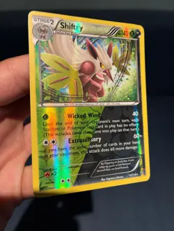 Shiftry Reverse Holo rare (DUO TYPE) 11/114 Steam Siege, XY (MP) Pokemon Card - Image 2