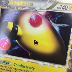 Ampharos Prime Ultra Rare Pokemon Card HeartGold SoulSilver LP 🔥 - Image 4