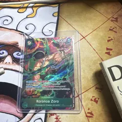 Carte One Piece Card Game OP06-118 SEC Roronoa Zoro TR Foil [FR] TCG OP11 NM - Image 1