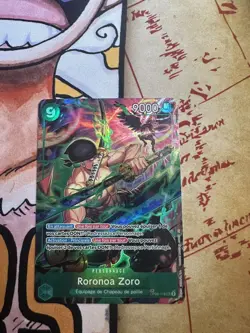 Carte One Piece Card Game OP06-118 SEC Roronoa Zoro TR Foil [FR] TCG OP11 NM - Image 3