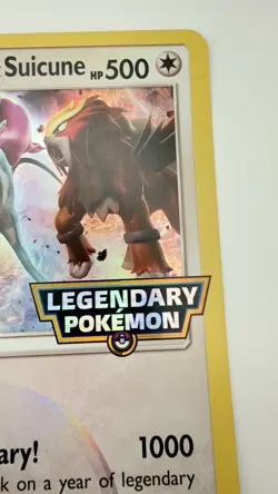 Pokemon TCG Raikou, Entei And Suicune Jumbo Promo Card TAG TEAM 2018 Oversized - Image 4