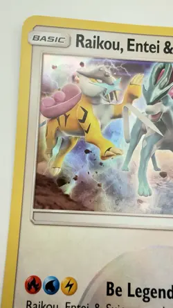 Pokemon TCG Raikou, Entei And Suicune Jumbo Promo Card TAG TEAM 2018 Oversized - Image 5