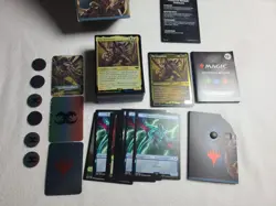 Mtg Warhammer 40k Commander Deck The Tyranid Swarm Complete with inserts. NM - Image 1