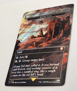 Weathertop ( Deserted Temple ) Surge Foil NM LOTR Magic the Gathering MTG - Image 2