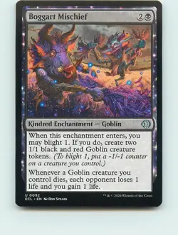 Boggart Mischief - U92 - MTG - Lorwyn Eclipsed (ECL) - Image 1