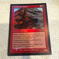 Magic: The Gathering Avalanche Riders Urza's Legacy Foil English #74/143 - Image 1