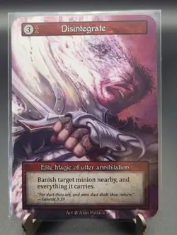 Sorcery Contested Realm Beta Disintegrate Elite NM Regular - Image 1