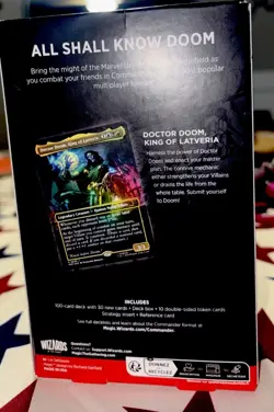 Magic The Gathering Marvel Super Heroes Commander Deck Doom Prevails NIB FREE - Image 4