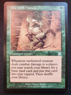 One with Nature - Scourge *LP* Light Play MTG - Image 1