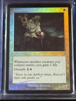 Lunarch Veteran // Luminous Phantom Retro Frame INR 450 Magic MTG Common FOIL NM - Image 3