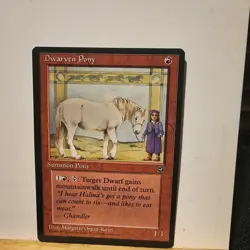 DWARVEN PONY x1 mtg LP Homelands 1 Rare - FREE SHIPPING - Image 1