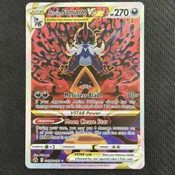 Hisuian Samurott Vstar NM GG52/GG70 Crown Zenith: Galarian Gallery Pokemon TCG - Image 1