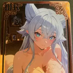 Goddess Story Gold METAL Card - Serial Number #/200! Anime Girl Bikini - Image 3