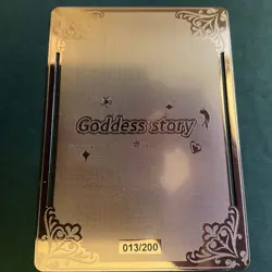 Goddess Story Gold METAL Card - Serial Number #/200! Anime Girl Bikini - Image 5