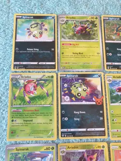 SPINARAK & ARIADOS BUNDLE OF POKEMON CARDS - Image 2