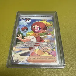 Harlequin 163/086 Holo Ultra Rare White Flare Pokemon Near Mint - Image 1