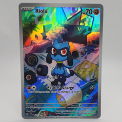 Pokemon Riolu 215/198 SV01 Scarlet & Violet Illustration Rare Holo Eng - Image 1