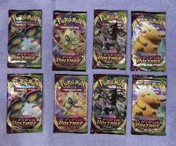 Pokemon TCG Vivid Voltage Sealed Booster Pack Art Lot 8 Packs English - Image 1