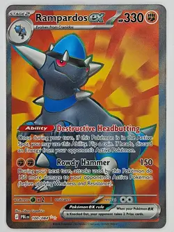 Pokemon Pitch Black PBL 100/084 Rampardos ex UR - Image 1