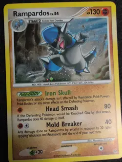 Rampardos 13/127 Pokemon Platinum Base Set Holo Rare - Image 1