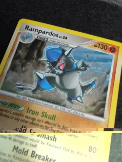 Rampardos 13/127 Pokemon Platinum Base Set Holo Rare - Image 4
