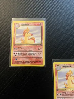 Pokemon TCG Rapidash 44/64 1st Edition Jungle Uncommon (English) - MP - Image 1
