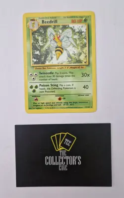 Pokemon TCG: Beedrill WOTC Base Set 017/102 None Holo Rare - Image 1