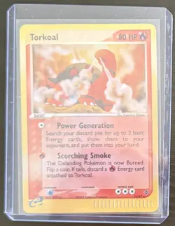 Pokemon TCG Torkoal EX 12/97 Holo Rare 2003 80 HP English, Ungraded, Kagemaru - Image 1