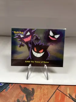 Pokemon The Tower Of Terror Ep 22 TV Animation Topps Series 2 Foil - Image 1