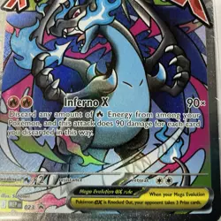MEGA CHARIZARD X EX POKEMON MEGA EVOLUTION BLACK STAR PROMO #023 HOLO SEALED - Image 3