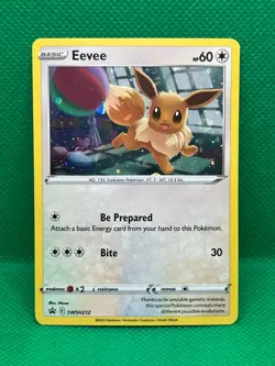 Pokemon Tcg Eevee SWSH212 Cosmos Promo Holo - Image 1