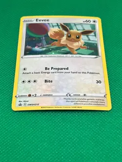 Pokemon Tcg Eevee SWSH212 Cosmos Promo Holo - Image 2